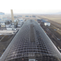 Gran amplio espacio de acero marco arco de carbón de carbón almacenamiento de carbón para planta de energía